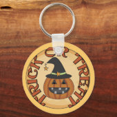 Trick or treat Tshirts en cadeaus Sleutelhanger (Voorkant)