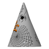 Trick or treat Typografie met Spiders ID680 Feesthoedjes (Rechts)