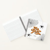 Trick or treat Typografie met Spiders ID680 Notitieboek (Binnen)