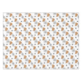 Trick or treat Typografie met Spiders Pattern ID68 Tafelkleed (Voorkant (Horizontaal))
