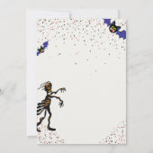 Trick or treat, uitnodiging van Halloween Birthday (Achterkant)