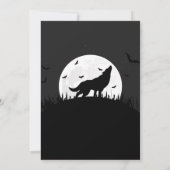 Trick or treat, uitnodiging van Halloween Birthday (Achterkant)