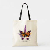 Trick or treat Unicorn Tote Bag (Achterkant)