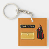 Trick Or Treat Vampier Halloween Sleutelhanger (Voorkant)