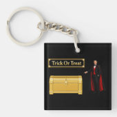 Trick Or Treat Vampier Halloween Sleutelhanger (Voorkant)
