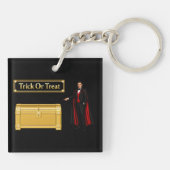Trick Or Treat Vampier Halloween Sleutelhanger (Achterkant)
