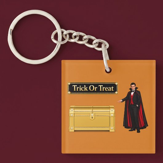 Trick Or Treat Vampier Halloween Sleutelhanger