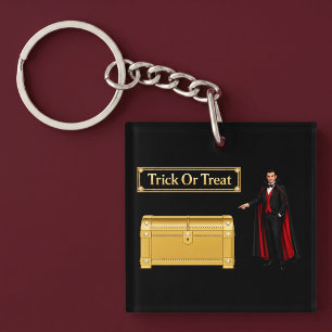 Trick Or Treat Vampier Halloween Sleutelhanger