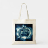 Trick or treat van de gloeiende pompoen Halloween Tote Bag (Achterkant)