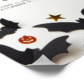 Trick or treat van de Halloween-partij op 31 oktob Poster (Hoek)