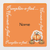 Trick or treat van... labels (Design 1)