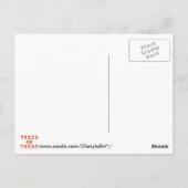 Trick or treat versierde Halloween Briefkaarten (Achterkant)