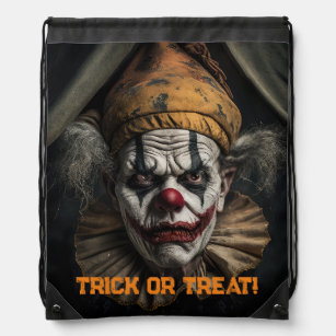 Trick or treat: Victoriaans Clown Trekkoord Rugzakje