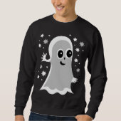 Trick or treat Vriendelijke Halloween Ghost Trui (Voorkant)
