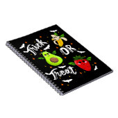 Trick or treat vruchten wit notitieboek (Rechterzijde)