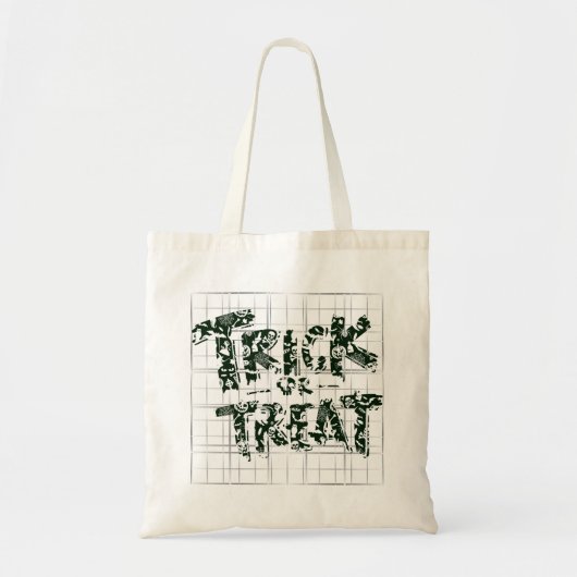 Trick or treat.w tote bag (Voorkant)