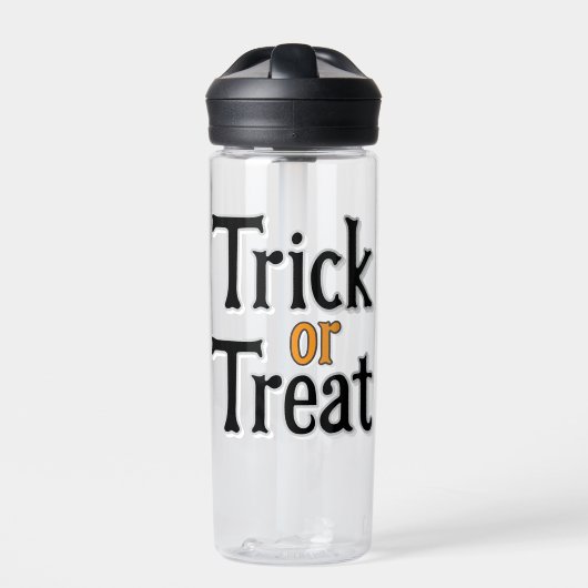 trick or treat waterfles (Voorkant)