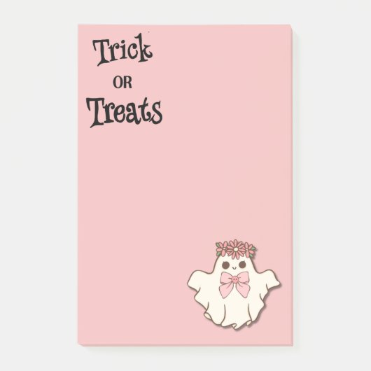 Trick or Treat Whimsy Post-it® Notes (Voorkant)