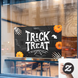 Trick or treat Windows Cling Raamsticker