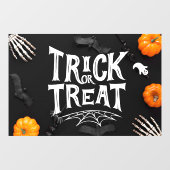 Trick or treat Windows Cling Raamsticker (Vel)