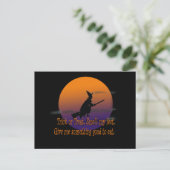 Trick or treat Witch Briefkaart (Staand voorkant)