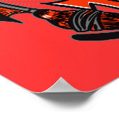 Trick or treat Witch Halloween () Poster (Hoek)