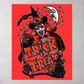 Trick or treat Witch Halloween () Poster (Voorkant)