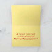 Trick or treat Witch Legs Snoep Halloween Ontwerp Kaart (Binnen)