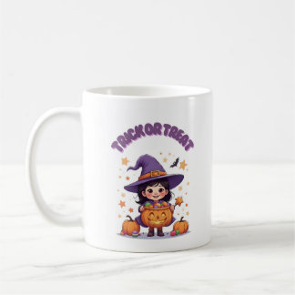 Trick or Treat Witch Mug - Jack O’Lantern purple Koffiemok