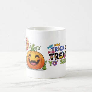 Trick or treat Yo 'Self Funny Halloween Coffee Mok