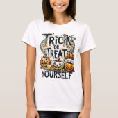 Trick Or Treat Yourself - Halloween T-shirt (Voorkant)