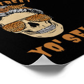 TRICK OR TREAT YO'ZELF grappige halloween moeder s Poster (Hoek)