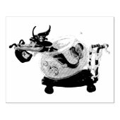 Trick or treat Zeemeermin Rubberstempel (Afrduk)