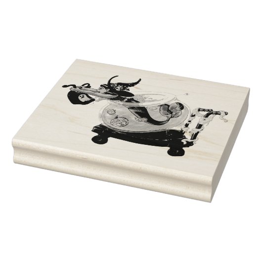 Trick or treat Zeemeermin Rubberstempel (Stempel)