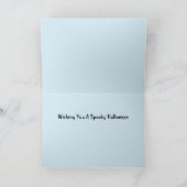 Trick or treat Zombie Halloween Wenskaart Feestdagen Kaart (Binnen)