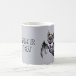 Trick or Treat Zwarte Vleermuis Koffiemok