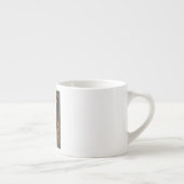 Trick or Treater, dappere Halloween kostuum meisje Espresso Kop (Rechts)