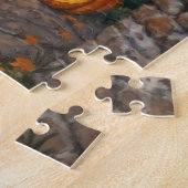 Trick or Treater, dappere Halloween kostuum meisje Legpuzzel (Zijkant)