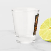 Trick or Treater, dappere Halloween kostuum meisje Shot Glas (Links)