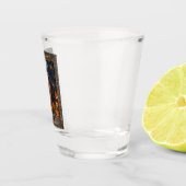 Trick or Treater, dappere Halloween kostuum meisje Shot Glas (Rechts)