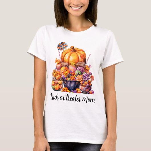 Trick or Treater Mam T-shirt (Voorkant)