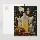Trick-or-Treaters Briefkaart (Voorkant / Achterkant)