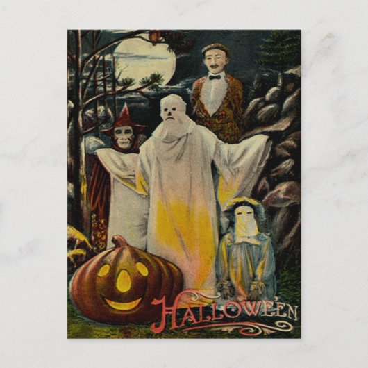 Trick-or-Treaters Briefkaart (Voorkant)
