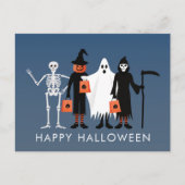 Trick or Treaters Halloween Briefkaart (Voorkant)