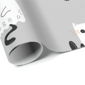Trick-or-Treating Cats Halloween Wrapping Paper Cadeaupapier (Rol Hoek)