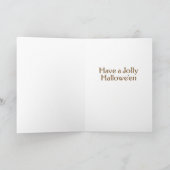 Trick-or-Treating Ghost - Halloween Kaart (Binnen)