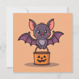 Trick or Treating Vleermuis  Kaart