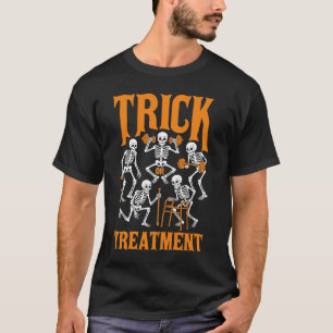 Trick Or Treatment PT Fysiotherapie Skelet Ha T-shirt