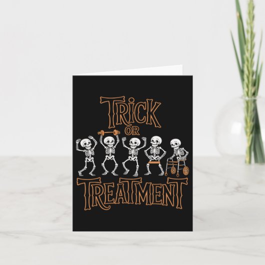 Trick Or Treatment Pt Fysiotherapie Therapeut H Kaart (Voorkant)