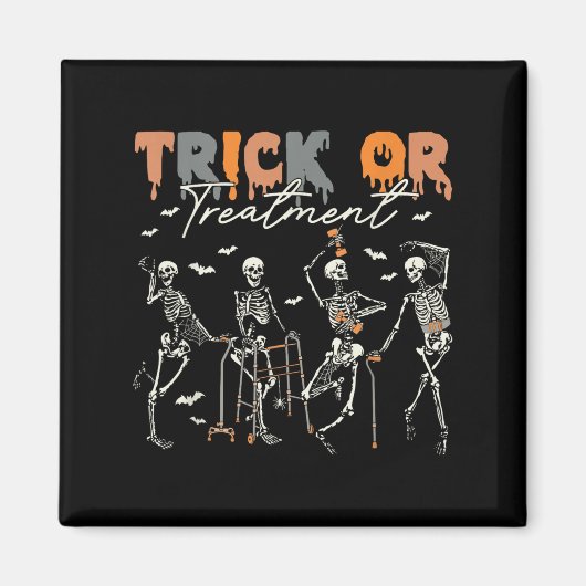 Trick Or Treatment Pt Physical Therapy Therapist H Magneet (Voorkant)